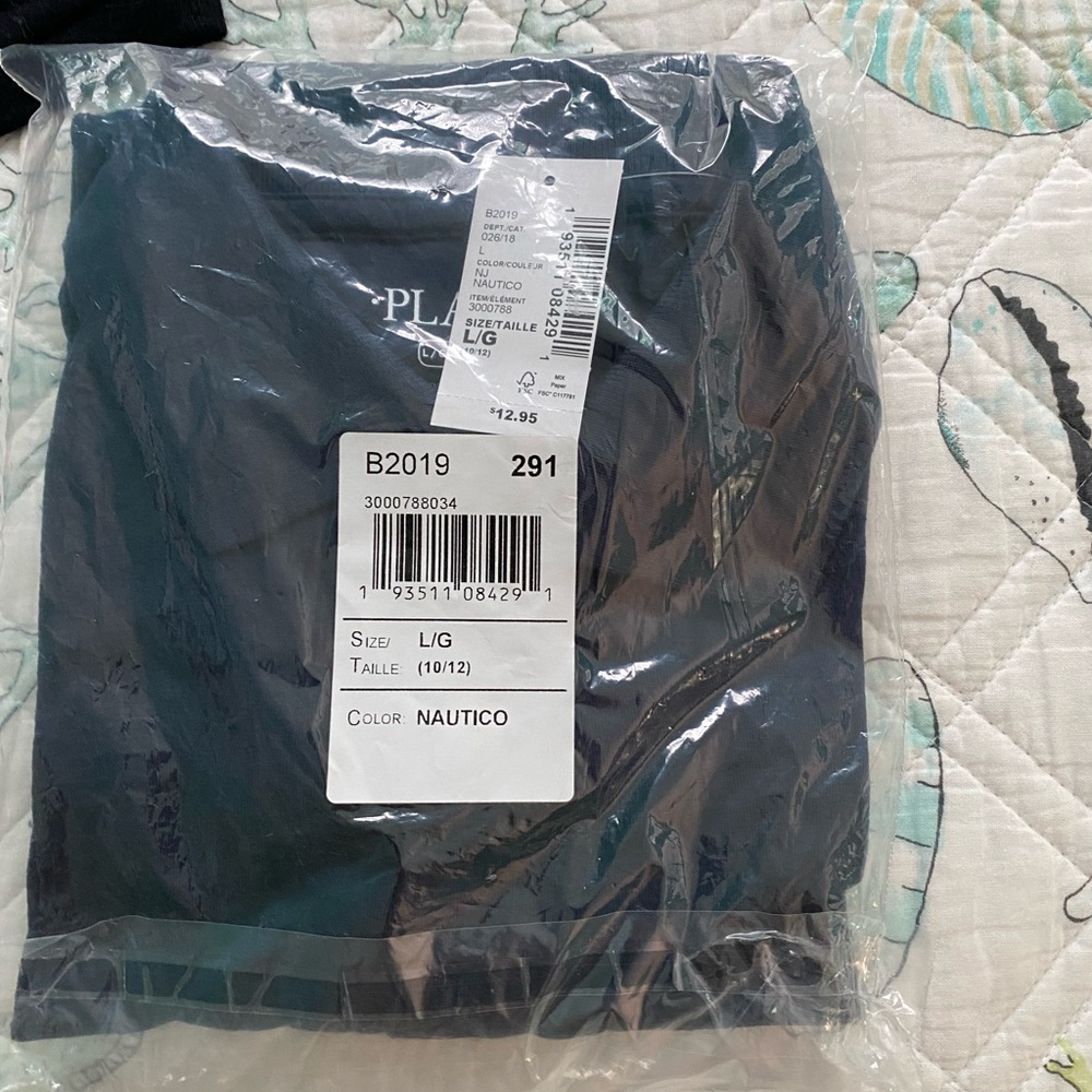 2 L size 10-12 Children's Place polos with light aqua shorts embroidered shorts - Picture 3 of 5